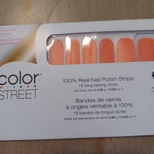 Color Street Nail Polish Strips - You're Corally Invited - Glitter